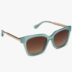 Diff Bella XS Teal Sunglasses seafoam